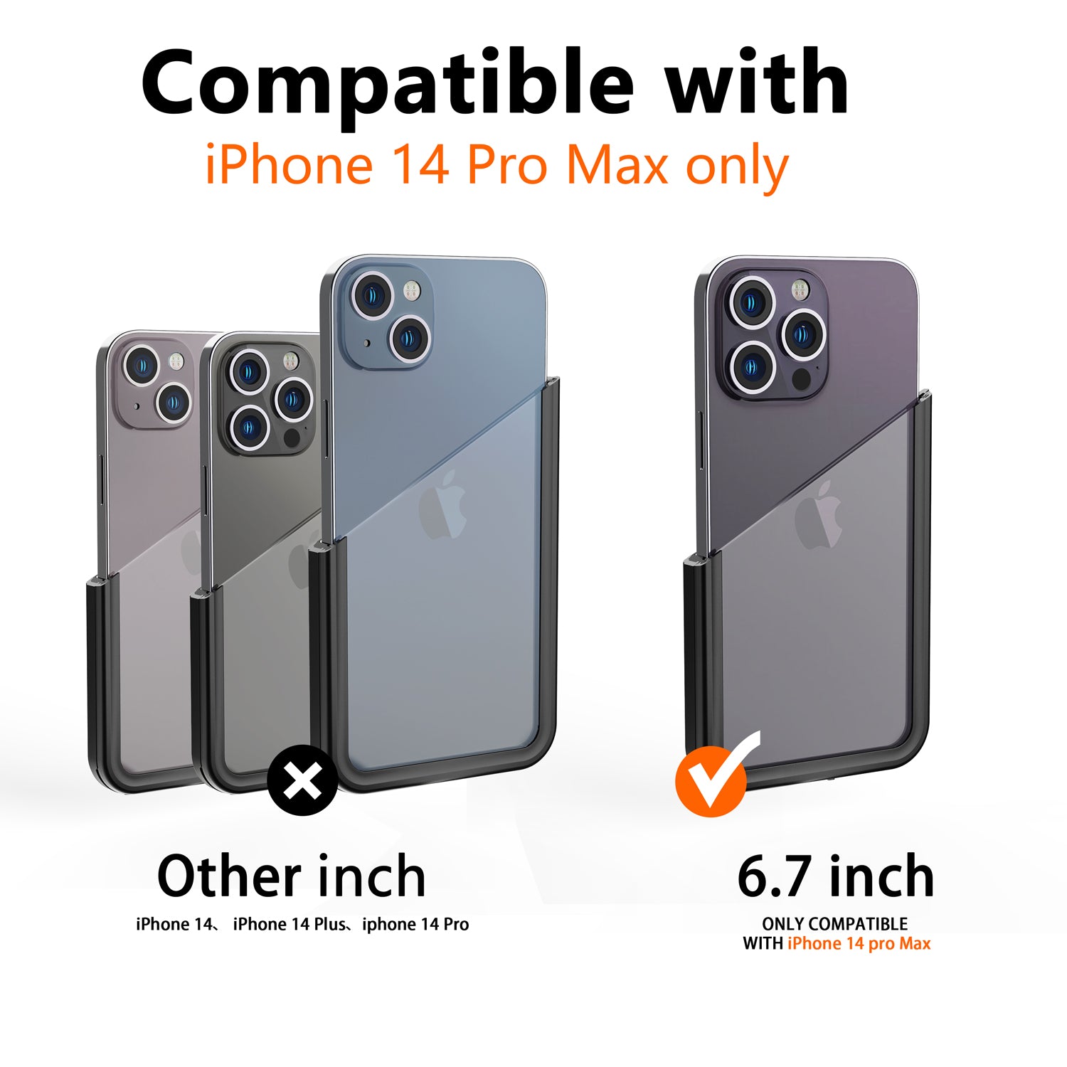 iPhone 14 Pro Max Case / 14 Pro / 14 /14 Plus, Spigen [Ultra Hybrid]  Shockproof