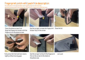 Fingerprint recognition patch for Samsung waterproof case